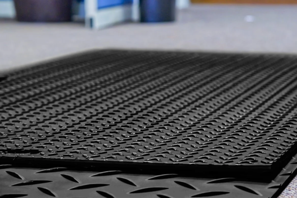 Protective Rubber Mat Construction