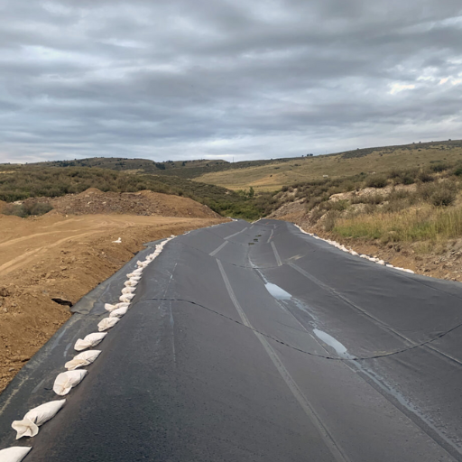 How is geomembrane installation conducted