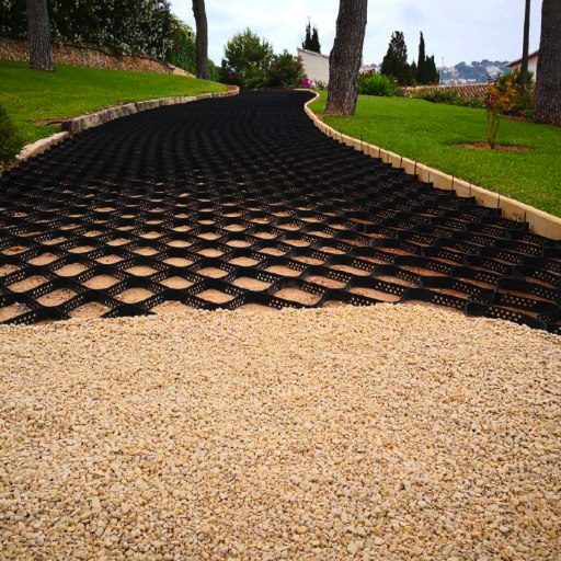 Installation Process for Geocell Driveways