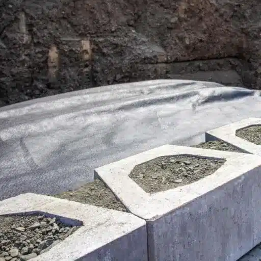 Geotextile Fabric for Landscape Drainage & Retaining Walls