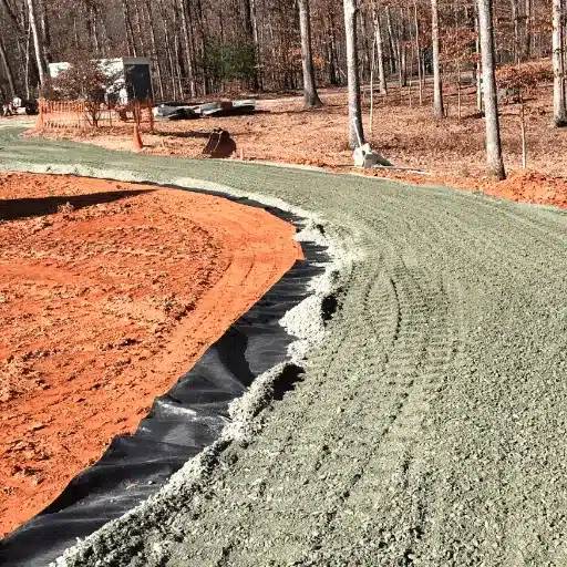 Installation of Woven Geotextile Fabric