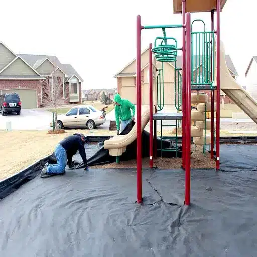 Installation of Rubber Playground Mats