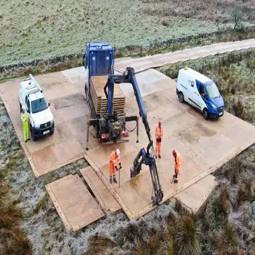 Temporary Roadway Solutions_ Heavy Duty Access Mats vs. Rubber Mats