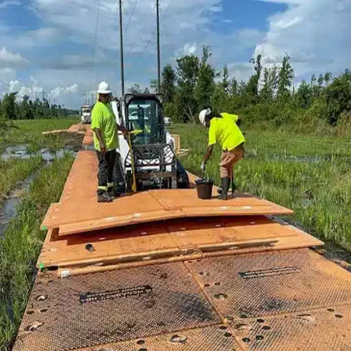 Material Selection for Ground Protection Mats for Heavy Equipment_ HDPE vs Composite vs Timber