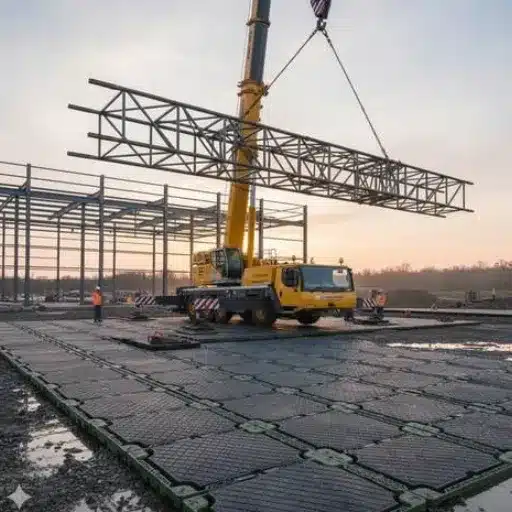 Weight, Handling, and Transport Economics in HDPE vs Composite Mats