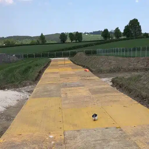 Temporary Road Layout and Joint Patterns