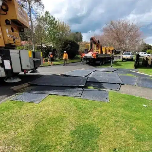 Tools and Materials Needed for Temporary Roadway Mat Installation