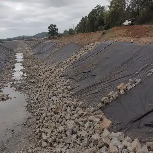 Which Geotextile for Riprap and Slope Armor_