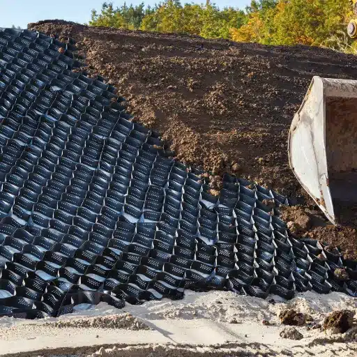 How a Geogrid Stabilizes a Soft Subgrade