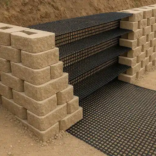 What Is a Geogrid Retaining Wall_